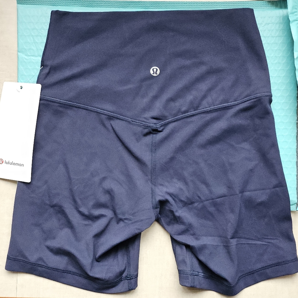Lululemon Align™ High-Rise Short 6" NWT Size 4 Navy Blue